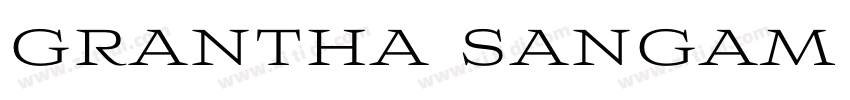 grantha sangam MN re字体转换